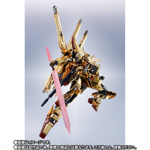 "Akatsuki" هو Metal Robot Soul في إصدار فيلم "Gundam Seed"! الصورة / الصورة الثالثة مع علامة البوصلة تشرق على الكتف الأيمن ، متابعة شعور الكثافة.
