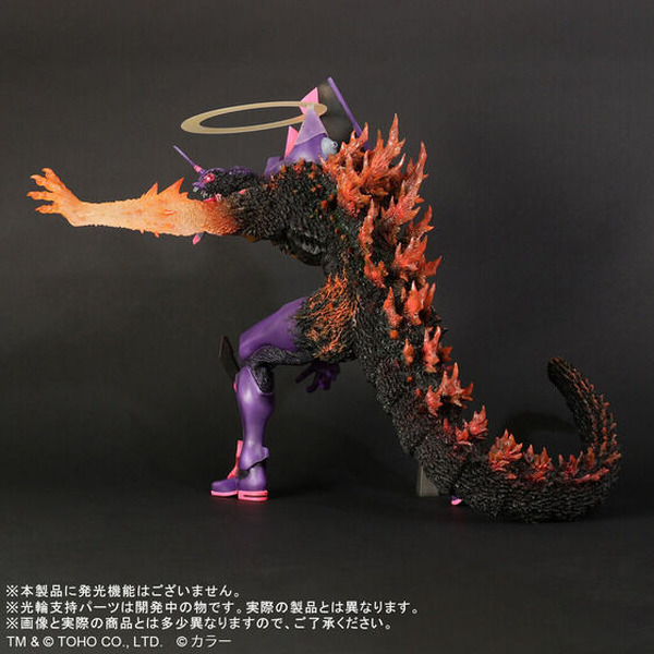 ماذا لو وضعنا "خلايا G" في وحدة إيفا 01؟ من التعاون المحظور "Godzilla vs. Evangelion"، ستتلقى شخصية الوحدة الأولى في "Burning G Awakening form" الصورة/الصورة السادسة من الدرجة الثالثة