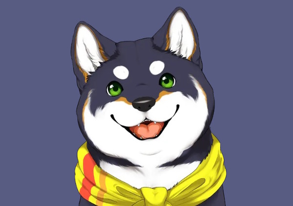 Nijisanji ، Kuroi Shiba ، الصورة / الصورة الأولى التي لم يطلق عليها المشروع الرسمي "Wan Nyan Days" على الرغم من أنه كان كلبًا.