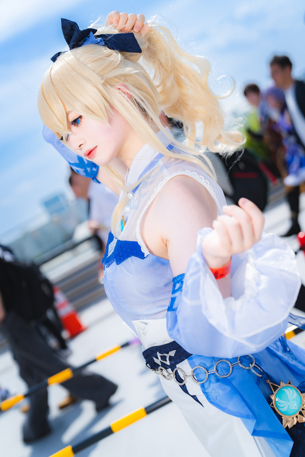 [كوسبلاي] من كيساكي من "Buruaka" إلى Privaty من "NIKKE" وSuisei Hoشيماتشي، الجودة لا تصدق! "Comiket 104" 12 طبقة جميلة الصورة/الصورة الرابعة عشرة