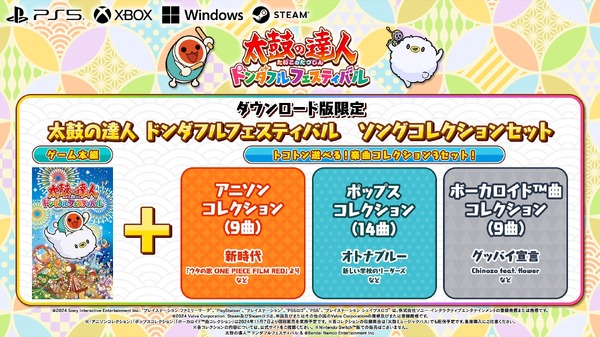 يمكن الآن تشغيل "مهرجان Taiko no Tatsujin Dondaful" على جهاز PS5/جهاز الكمبيوتر وما إلى ذلك! أول 120 إطارًا في الثانية متوافق مع الاستخدام المنزلي، الإصدار التجريبي المجاني متاح الآن للصورة/الصورة الثالثة