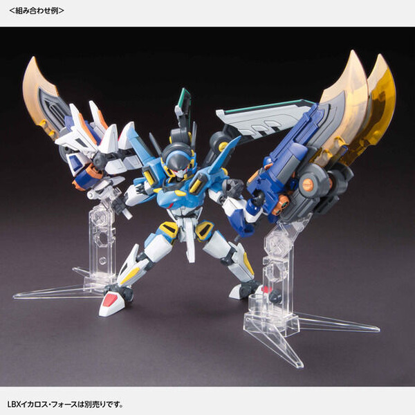 "Cardboard Warrior W" 1/1 Scale Plastic Model "LBX ICAROS Zero" يعود مرة أخرى على Preban! مشوه على نماذج الأسلحة ، يمكن إعادة إنتاج "سيف 00" الخاص ، الصورة / الصورة التاسعة