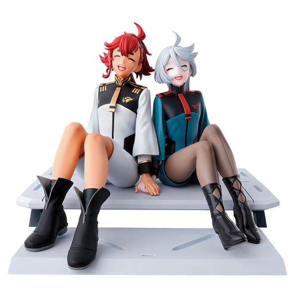 "Suit Mobile Suit Gundam Mercury Witch" New Kuji معروض للبيع! الجائزة أ هي الصورة الثانية / صورة "شخصية Sletta &amp; Miorine" التي تجعلك تضحك بسعادة.