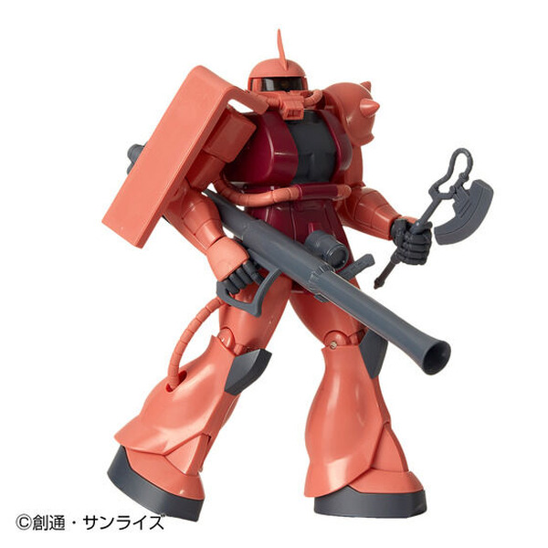 هذا الرجل... يضيء ويصدر أصواتاً ويتحرك! يتم تسويق "Gundam" Char's Zaku وZaku المنتج بكميات كبيرة على أنهما "Sound Warriors"