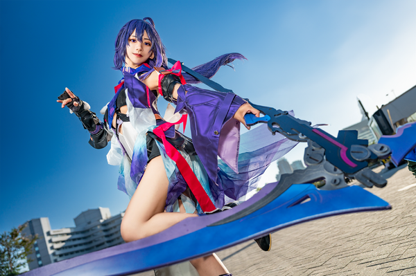 [Cosplay] "Collapse: Star Rail" Zelle's Scythe قوي! تشكل ديناميكي يضيء بأطراف مرن [5 صور]