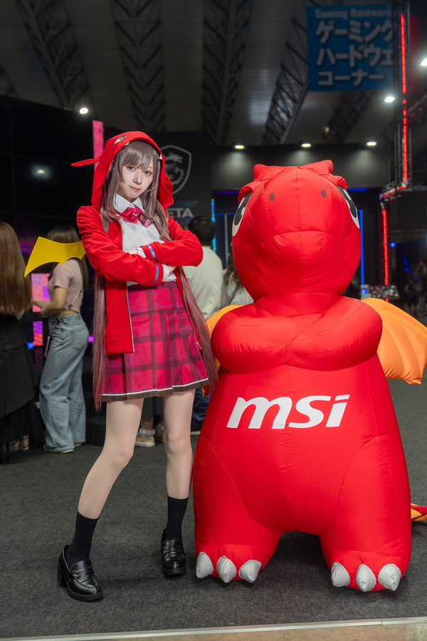 كان هناك اندفاع هائل من المصورين! جناح MSI [TGS2024] الصورة/الصورة الثالثة عشرة صادمة بجاذبية مصمم الأزياء التنكرية "Mei Bisei"