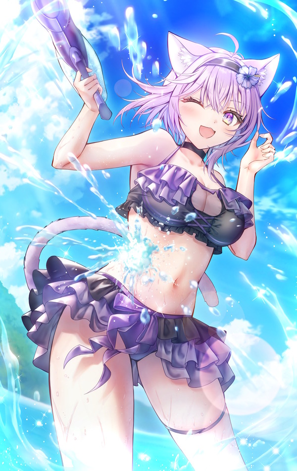 Hololive Nekomata أوكايو هو الحب النقي للبطلة ADV "Okayu Nyumu!" "لقد بدأت الطلبات المسبقة لإصدار الحزمة! من قمصان النوم إلى ملابس السباحة، تأكد من الاطلاع على المزايا/الصورة التاسعة الخاصة بالمتجر والتي تم رسمها حديثًا
