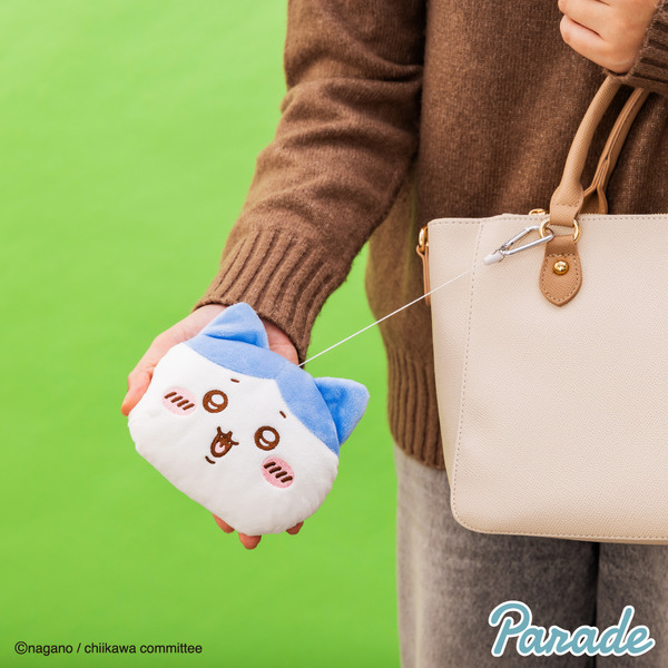 جائزة "Chiikawa" الجديدة، "Stuffed Toy Pass Case Pouch" متاحة الآن! الصورة الخامسة لطيفة وعملية