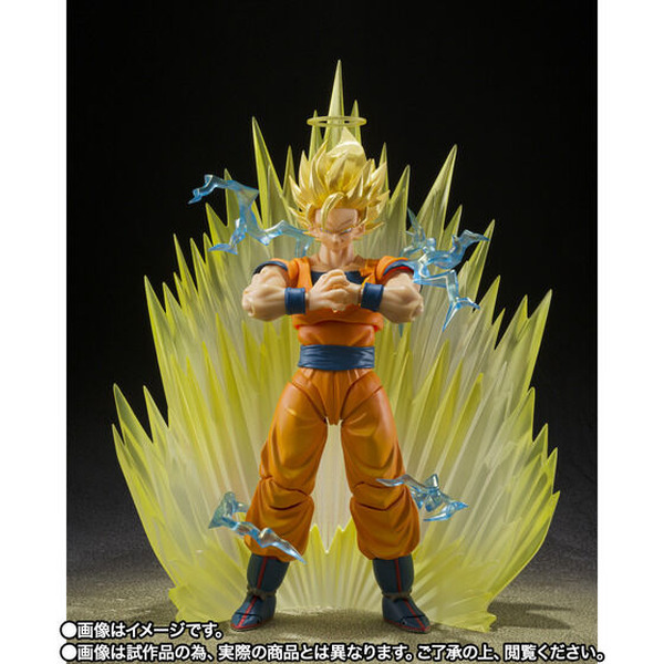 "Super Saiyan 2 Son Goku" هو شخصية الحركة من "Dragon Ball Z"! أجزاء تأثير الهالة التي يمكن أن تعبر أيضًا عن الصدمات الكهربائية ، الصورة / الصورة الثالثة