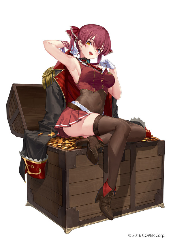 تم تحويل الرسم التوضيحي المرسوم حديثًا "Hoshou Marine" من Hololive إلى شخصية ثلاثية الأبعاد عالية الجودة! انجذبت إلى التعبير المثير... الصورة الثالثة/الصورة