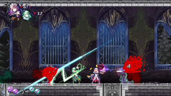 إن عمل Inti Creates الجديد "Grim Guardians Servant of the Dark" هو لعبة تمرير جانبي استكشافية ثنائية الأبعاد! الصورة العاشرة من دراما المغامرة التي تهدف فيها الأخوات الخادمات إلى إحياء "ملك الشياطين"