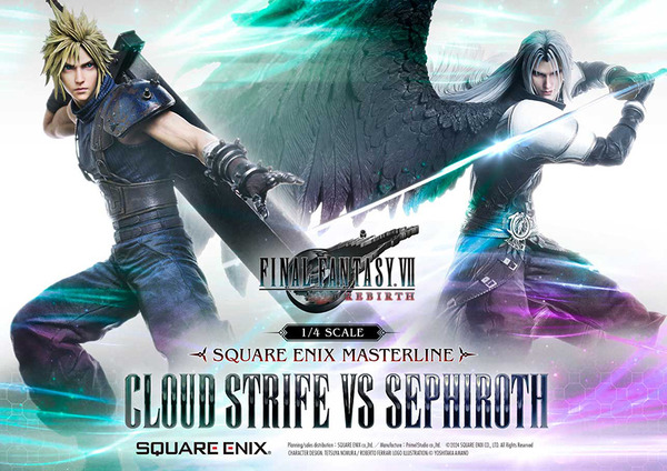 السعر حوالي 570.000 ين! "Cloud Strife vs. Sephiroth" من "FF7 Rebirth" أصبح الآن تمثالًا بنسبة 1/4 