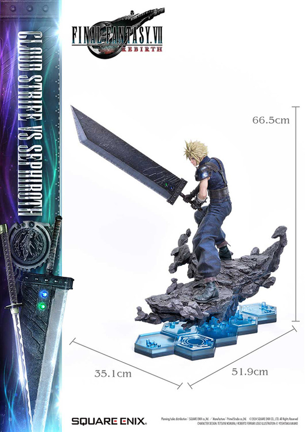 السعر حوالي 570.000 ين! "Cloud Strife vs. Sephiroth" من "FF7 Rebirth" أصبح الآن تمثالًا بنسبة 1/4 