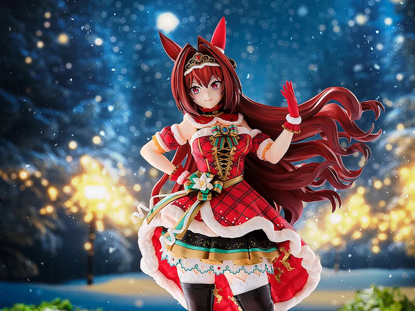 أجمل إضاءه ! شخصية "Daiwa Scarlet" التي ترتدي زي عيد الميلاد من "Uma Musume" تقبل الآن الطلبات المسبقة