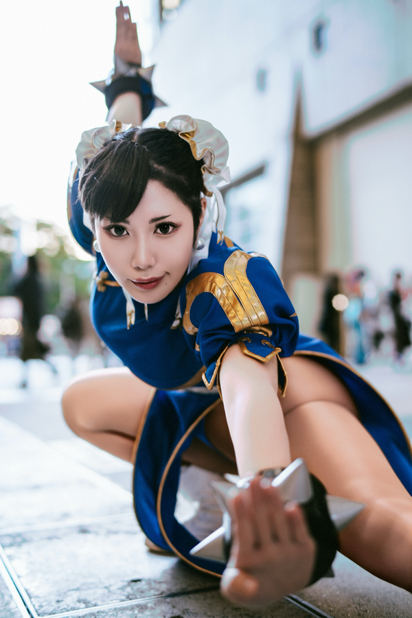 [كوسبلاي] بمرونة مرعبة، يمكنك حتى فرد ساقيك! طبقة جميلة تتيح لك الشعور بأرجل Chun-Li الجميلة بما يرضي قلبك [10 صور] الصورة/الصورة العاشرة