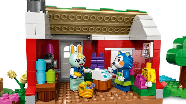 انضم خياط ومتجر حدائق إلى "LEGO Animal Crossing: New Horizons"! التسوق قام ميتشل وآخرون بإنشاء مجموعة تخلق الحياة اليومية