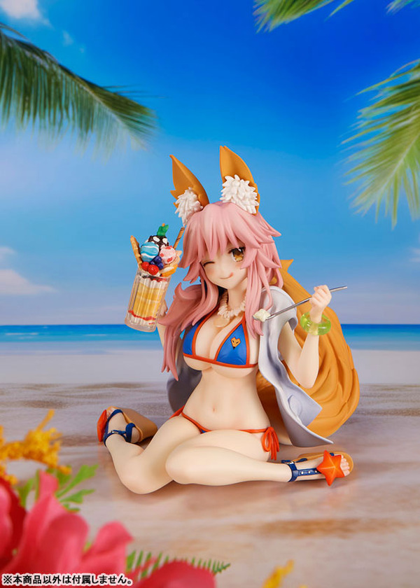 التعبير والمظهر الغمز رائعان! "Tamamo no Mae" في ملابس السباحة من "FGO" أصبحت الآن شخصية