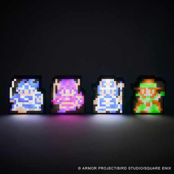 لا تقلق بشأن الزنزانات المظلمة! إصدار Famicom "Dragon Quest 3" أضواء غرفة بتصميم نقطي تتميز بالأبطال والمحاربين والرهبان والمعالجات متاحة الآن الصورة/الصورة الثامنة