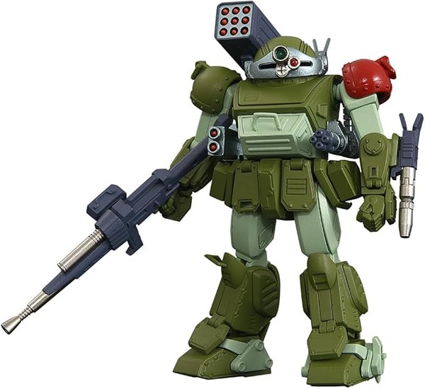 قم بالطلعة باستخدام مجسم "Scope Dog Red Cross Custom" المتحرك الذي يمكنه إعادة إنتاج كل وسيلة للتحايل من "Armored Trooper Votoms"! لا تفوّت "مواصفات Melkia" التي طال انتظارها من قبل المعجبين