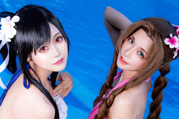 [Cosplay] "FF7" هو الذكرى الثامنة والعشرين! إن جمال ملابس السباحة من Aeris و Tifa ، الجمال العضلي الذي يمكن أن يكون مفتونًا بالحركة يستحق المشاهدة [42 صورة]