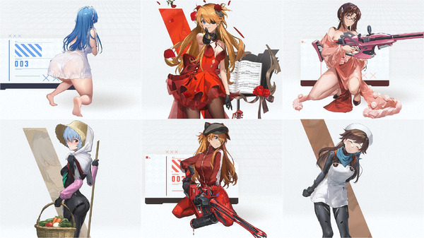 "Gang Girl" تعاون EVA مع "إلهة النصر: Nikke" "Asuka" و "Rei" و "Sakura" لإظهار ظهورهم! نقدم كل شيء من الصور الدائمة اللطيفة إلى مواقف إطلاق النار الجريئة