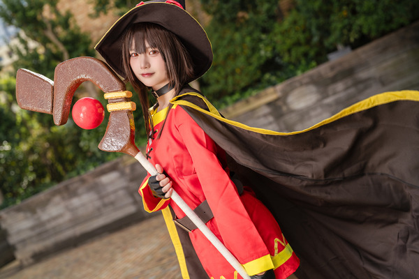 [Cosplay] بطلة "لطيف" في عالم آخر الخيال يتم تجسيدها في Ikebukuro! "Konosuba" Megumin الحقيقي هو لطيف للغاية [10 صور]