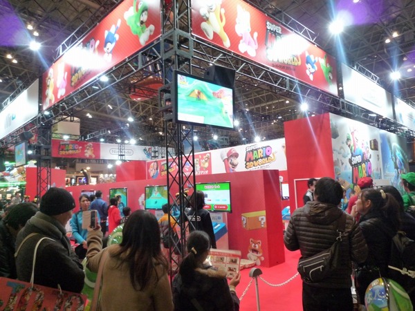 [Jump Festa 2014] "Mario Kart 8"، التي كانت أول لعبة يتم لعبها في اليابان، تحظى بشعبية كبيرة! يدور جناح Nintendo حول صورة/صورة ماريو الثالثة