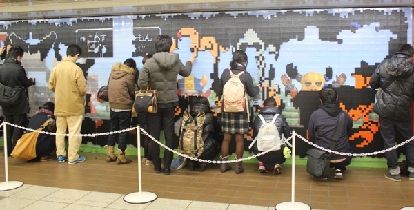 Dragon Quest "Monster Corps" الذي ظهر في Shinjuku ، الصورة الخامسة والصورة التي سيتم تدميرها في ثلاث ساعات ونصف فقط