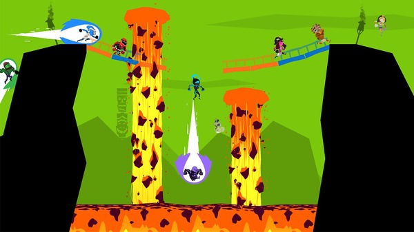 "Runbow" من "Smash" Inspired هي الصورة / الصورة الأولى في Wii U و 3ds الجديدة