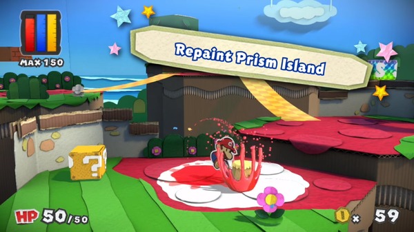 "Paper Mario Color Splash" معركة مع قطة غير متجانسة أو مطفأة حريق! ؟ مقطورة وتشغيل الفيديو الذي تم إصداره الرابع / الصورة