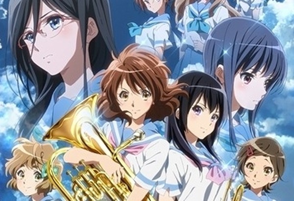 "الصوت! euphonium 2" إصدار مرئي جديد! تتجمع الفتيات في الخلفية بسماء زرقاء منعشة