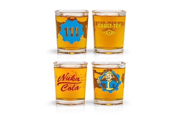 ظهر زجاج "Fallout 4" المصمم ، وتم تعيين "Nuka Cola" و "Vault-Boy".
