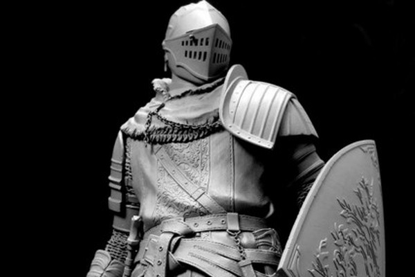 إنه مثل CG! "Dark Soul" Astra's Supreme Knight 1/6 تمثال الطين