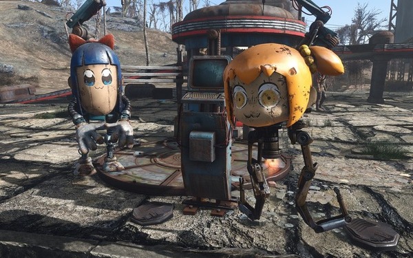 يظهر تعديل "Pop Team Epic" في "Fallout 4"