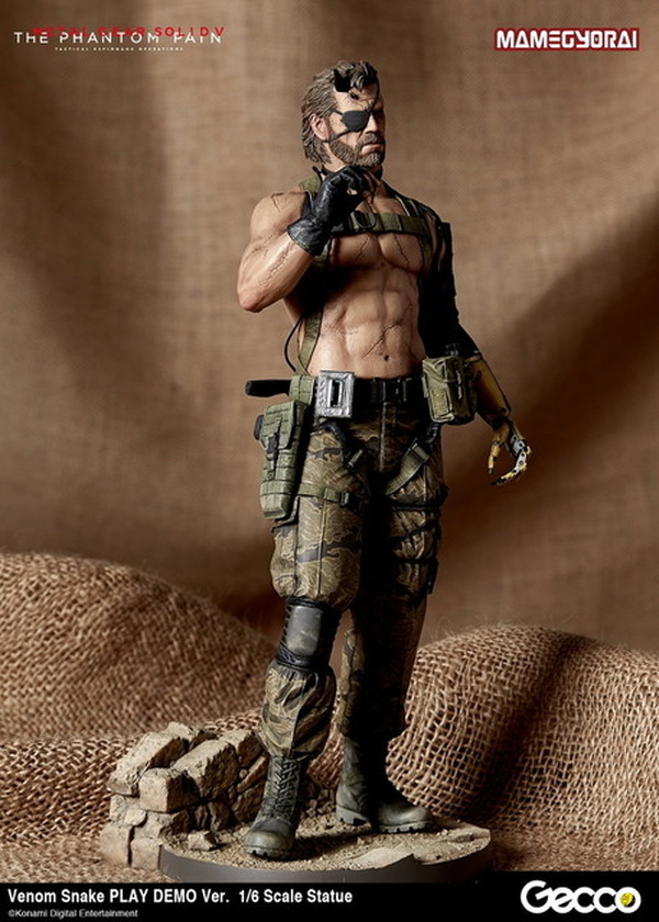 "MGSV: TPP" "Venom Snake 1/6 تمثال" 800 إصدار محدود في اليابان التوزيع 31 الصورة/الصورة