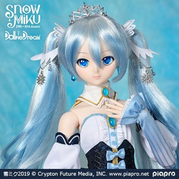 زي Snow Miku لعام 2019 "Snow Princess" متوفر الآن في Dollfie Dream! صُنعت حسب الطلب لفترة محدودة الصورة الثانية/الصورة