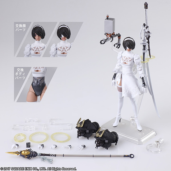 التلوين الجديد "NieR:Automata" "2B" متوفر الآن في Bring Arts! تم أيضًا إصدار الصورة/الصورة الخامسة ``مجموعة الأسلحة'' التي يمكن دمجها