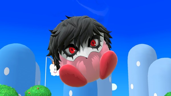 هل "Kirby"، نسخة من "Joker" من "Super Smash Bros. Ultimate"، أنيقة؟ أو لطيف؟ نظرتها الكريمة سوف تسرق قلبك! الصورة الأولى/الصورة