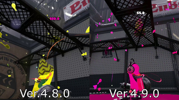 قارن التغييرات في الإصدار 4.9.0 من "Splatoon 2" بالصور ومقاطع الفيديو! تم إضعاف Sphere و High Pre في الصورة/الصورة السادسة