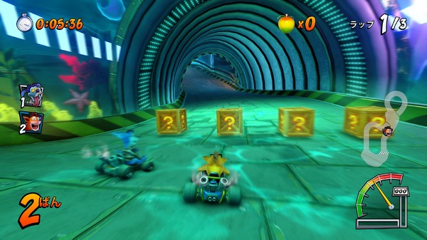 "Crash Bandicoo Racing Botto Nitro! الحنين ، جديد