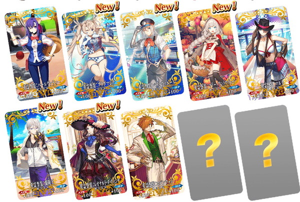 "FGO" تم إصدار 6 "أزياء الروح البطولية" الجديدة! تتضمن التشكيلة إريشكيجال، برادامانتي، وبيديفير