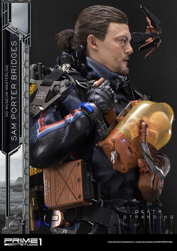 الشخصية الرئيسية لـ "Death Stranding" "Sam" (ACT: Norman Redas) هي ثلاثة أبعاد على مقياس 1/2! الصورة السادسة والثلاثين من نسخة رأس السيليكون الخاصة التي تتبع المزيد من الواقعية