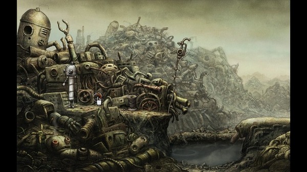 عالم الكتب المصورة البخارية والروبوتات الكوميدية لا تقاوم! الصورة / الصورة الثانية للمفتاح المخفي "machinarium" معروضة للبيع حتى 7 نوفمبر