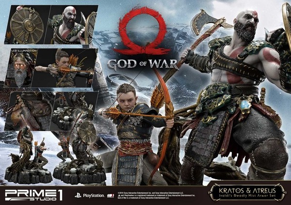 "God of War" يخلق و Atreus 1/4 يتم قبول أرقام عالية