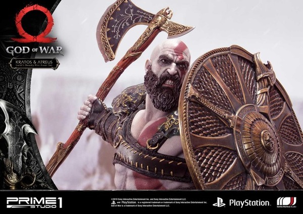 "God of War" يخلق و Atreus 1/4 يتم قبول أرقام عالية