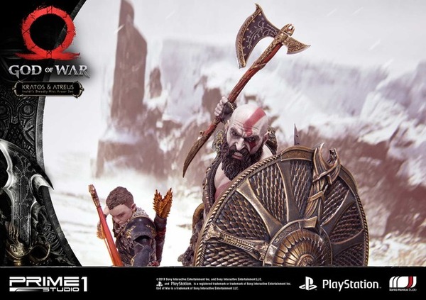 يتم قبول "God of War" 1/4 شخصيات عالية من Creats &amp; Atreus 