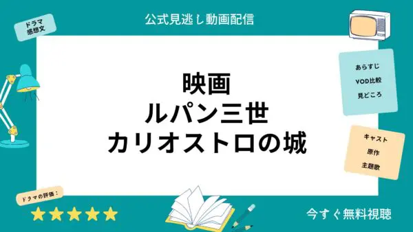 مقارنة بين خدمات توزيع الفيديو حيث يمكنك مشاهدة فيلم “Lupin the Third: The Castle of Cagliostro” كاملا مجانا