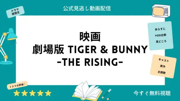 مقارنة بين خدمات توزيع الفيديو حيث يمكنك مشاهدة فيلم “TIGER &amp; BUNNY The Rising” كاملا مجانا